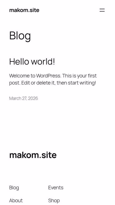 Screenshot of makom.site
