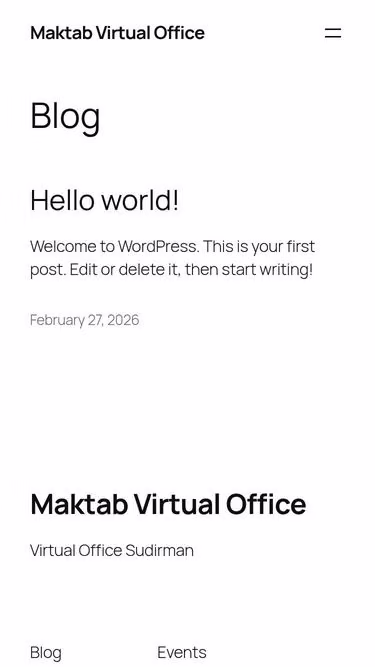 Screenshot of maktab.co.id