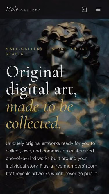 Screenshot of male.gallery