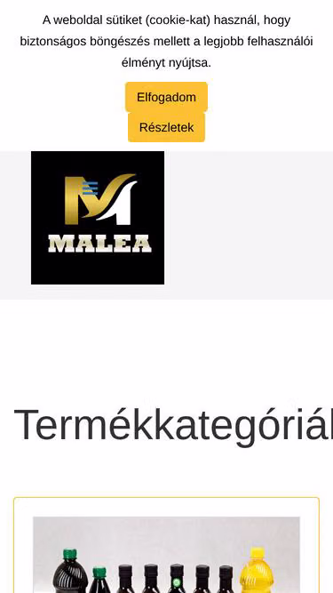 Screenshot of malea.hu