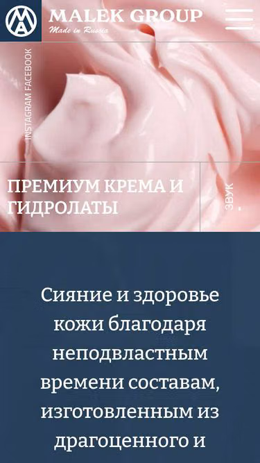 Screenshot of malek.ru