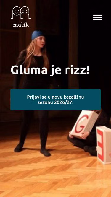 Screenshot of malik.hr