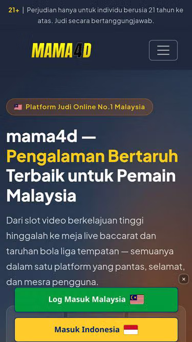 Screenshot of mama4d.bar