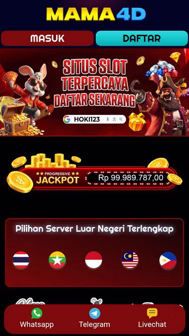 Screenshot of mama4d.org