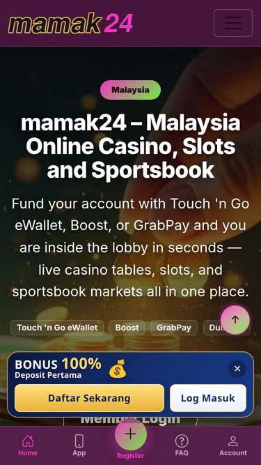 Screenshot of mamak24.gold
