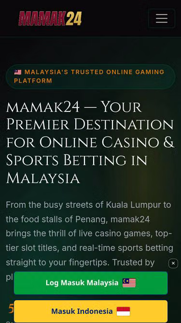 Screenshot of mamak24.lat