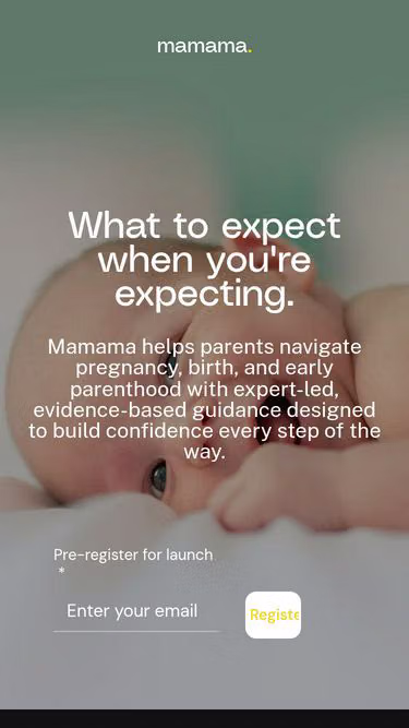 Screenshot of mamama.info