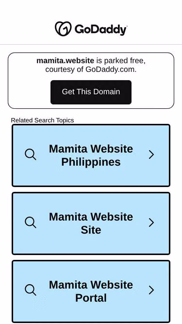 Screenshot of mamita.website