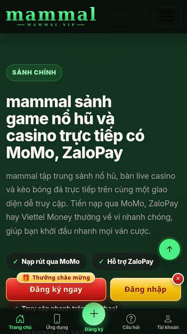 Screenshot of mammal.vip