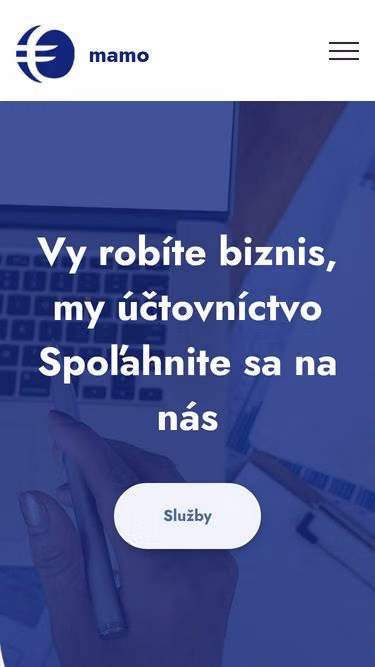 Screenshot of mamo.sk
