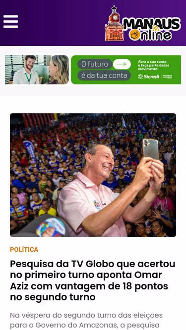 Screenshot of manaus.online