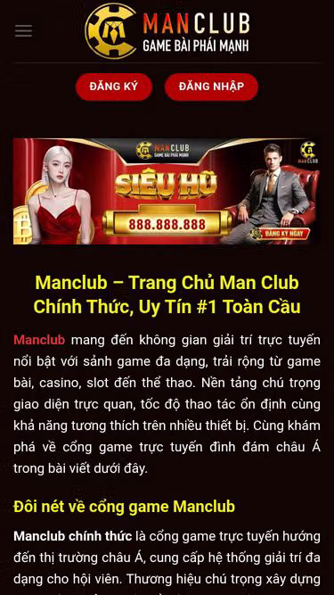 Screenshot of manclub.flights