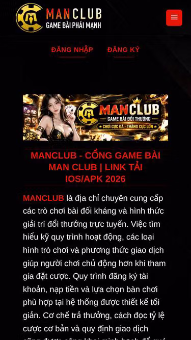 Screenshot of manclub.trading