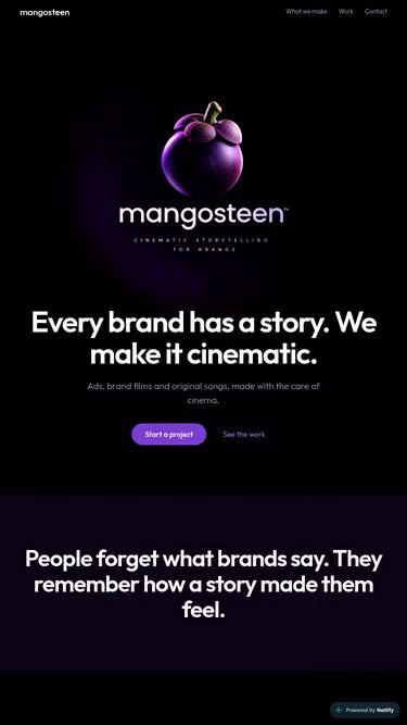Screenshot of mangosteen.site