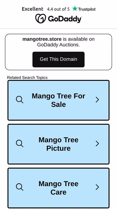 Screenshot of mangotree.store