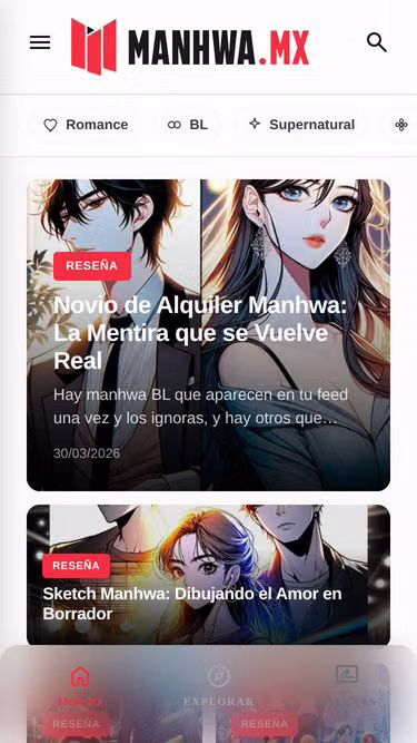 Screenshot of manhwa.co.uk