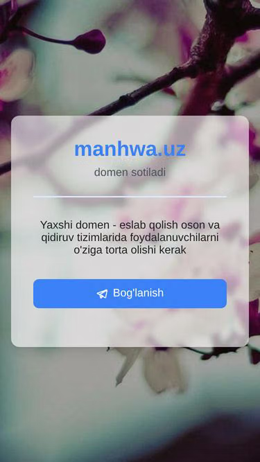 Screenshot of manhwa.uz