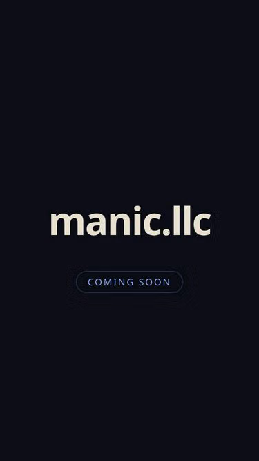 Screenshot of manic.llc