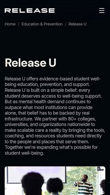 Screenshot of manual.care