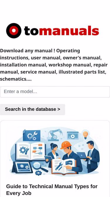 Screenshot of manuals.group
