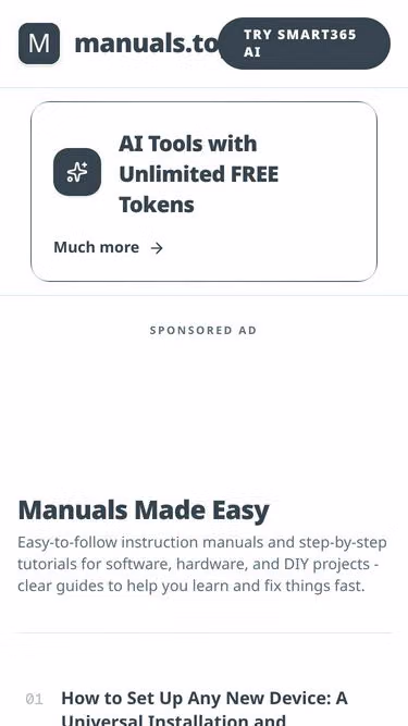 Screenshot of manuals.top