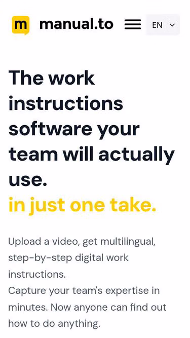 Screenshot of manuel.to