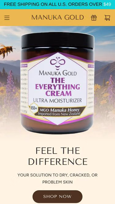 Screenshot of manuka.coffee
