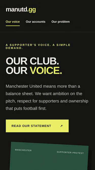 Screenshot of manutd.gg