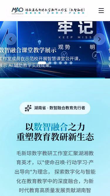 Screenshot of mao.js.cn