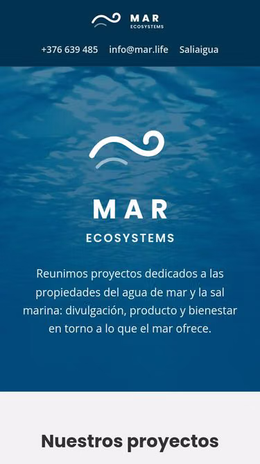 Screenshot of mar.life
