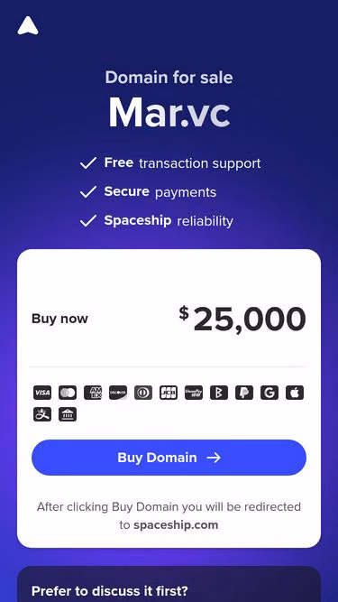 Screenshot of mar.vc