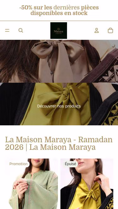 Screenshot of maraya.ma