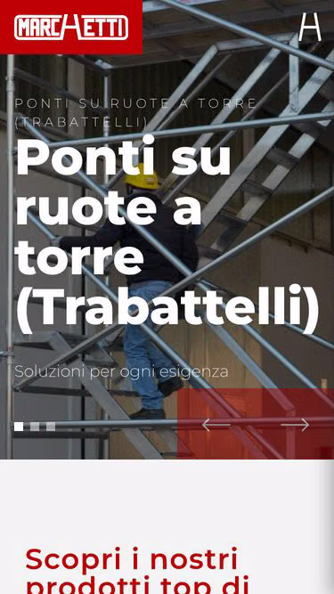 Screenshot of marchetti.eu