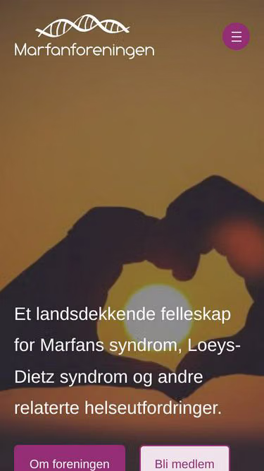 Screenshot of marfan.no