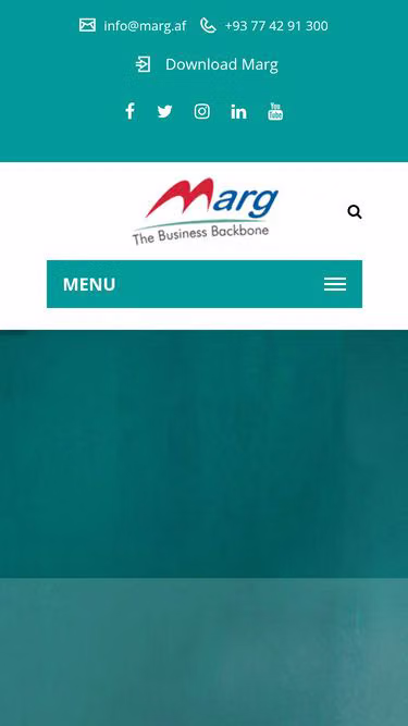 Screenshot of marg.af