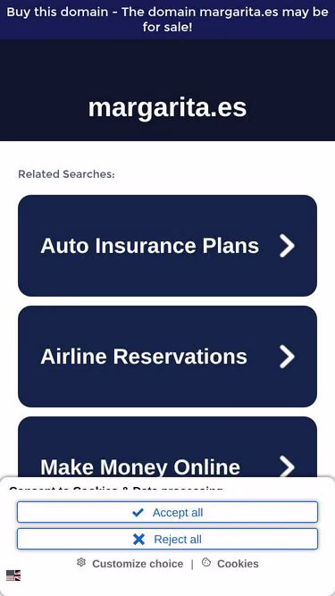 Screenshot of margarita.es
