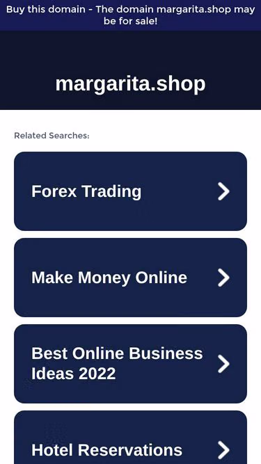 Screenshot of margarita.shop