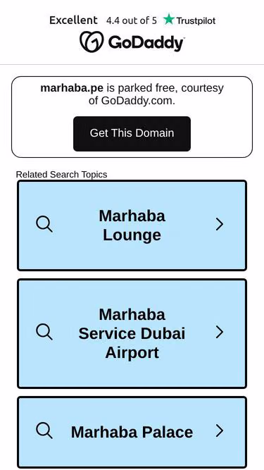 Screenshot of marhaba.pe