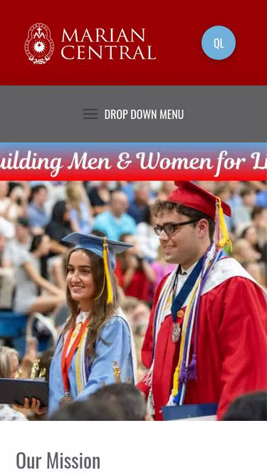 Screenshot of marian.com