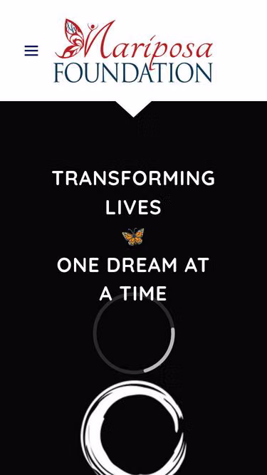 Screenshot of mariposa.foundation