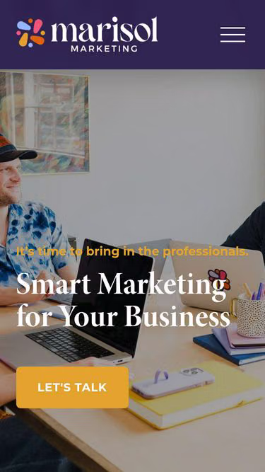 Screenshot of marisol.marketing