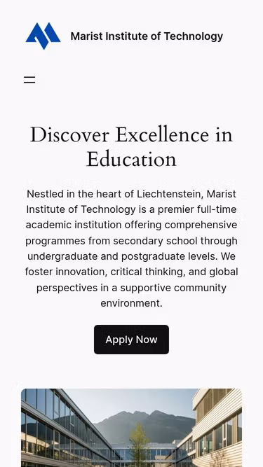 Screenshot of marist.li