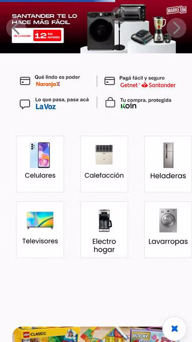 Screenshot of marketon.com.ar