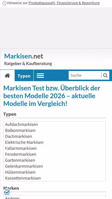 Screenshot of markisen.net