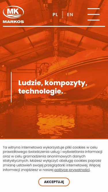 Screenshot of markos.pl