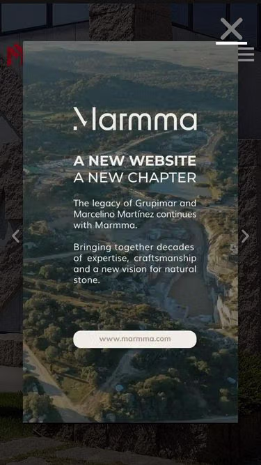 Screenshot of marma.es