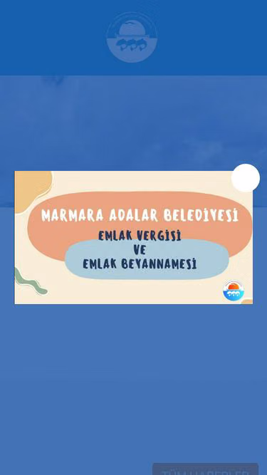 Screenshot of marmara.bel.tr