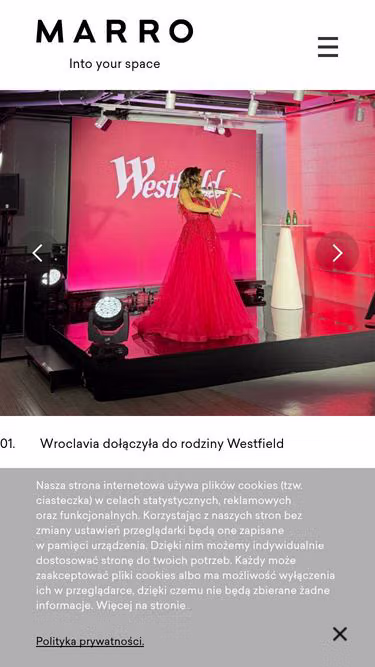 Screenshot of marro.com.pl