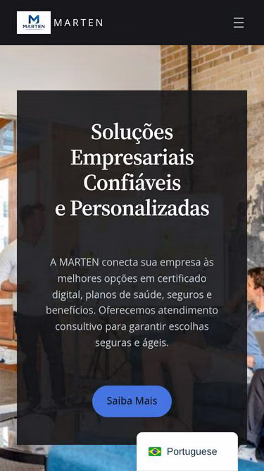 Screenshot of marten.com.br