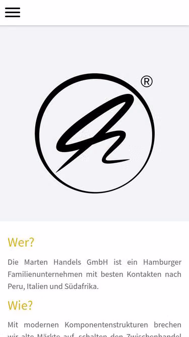 Screenshot of marten.gmbh